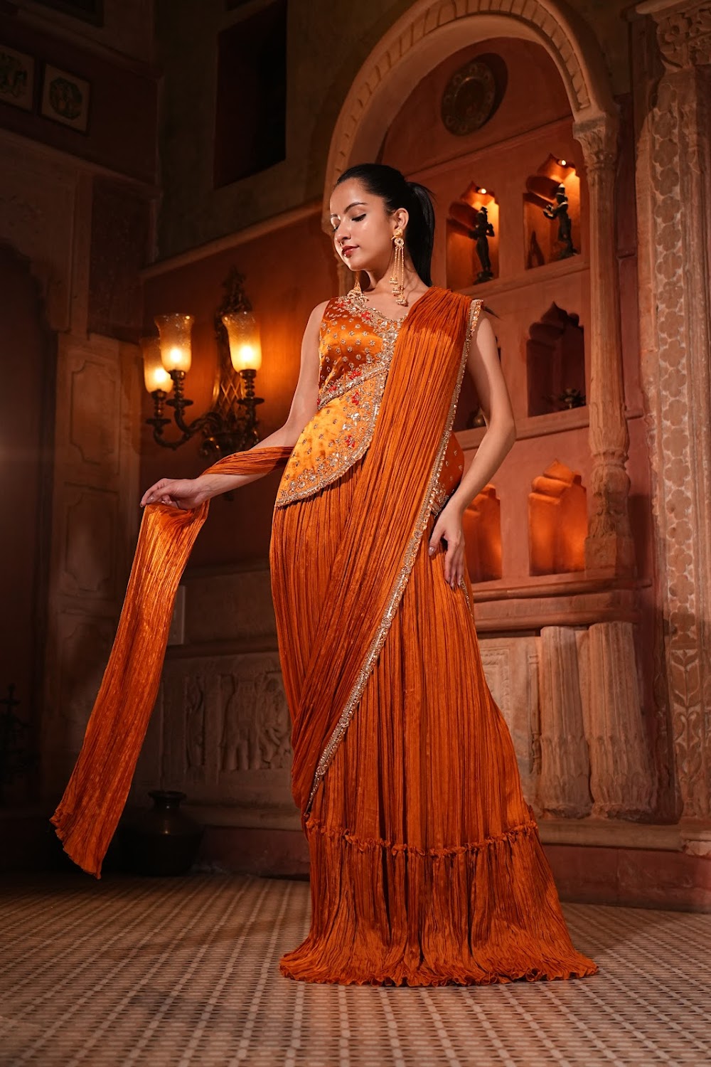 Dark Romance Saree - View 2
