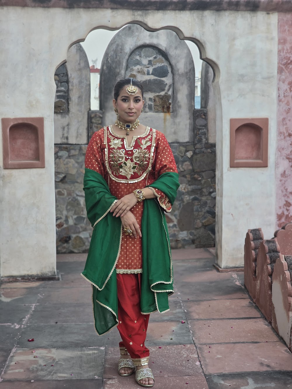 Red Punjabi Suit