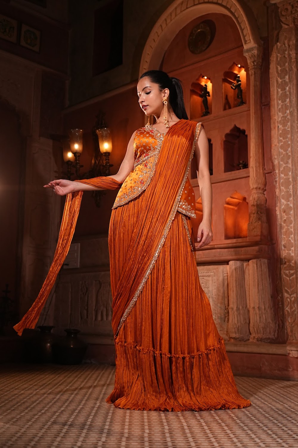 Dark Romance Saree - View 3