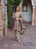 Sharara Pant Suit Mauve Lavender