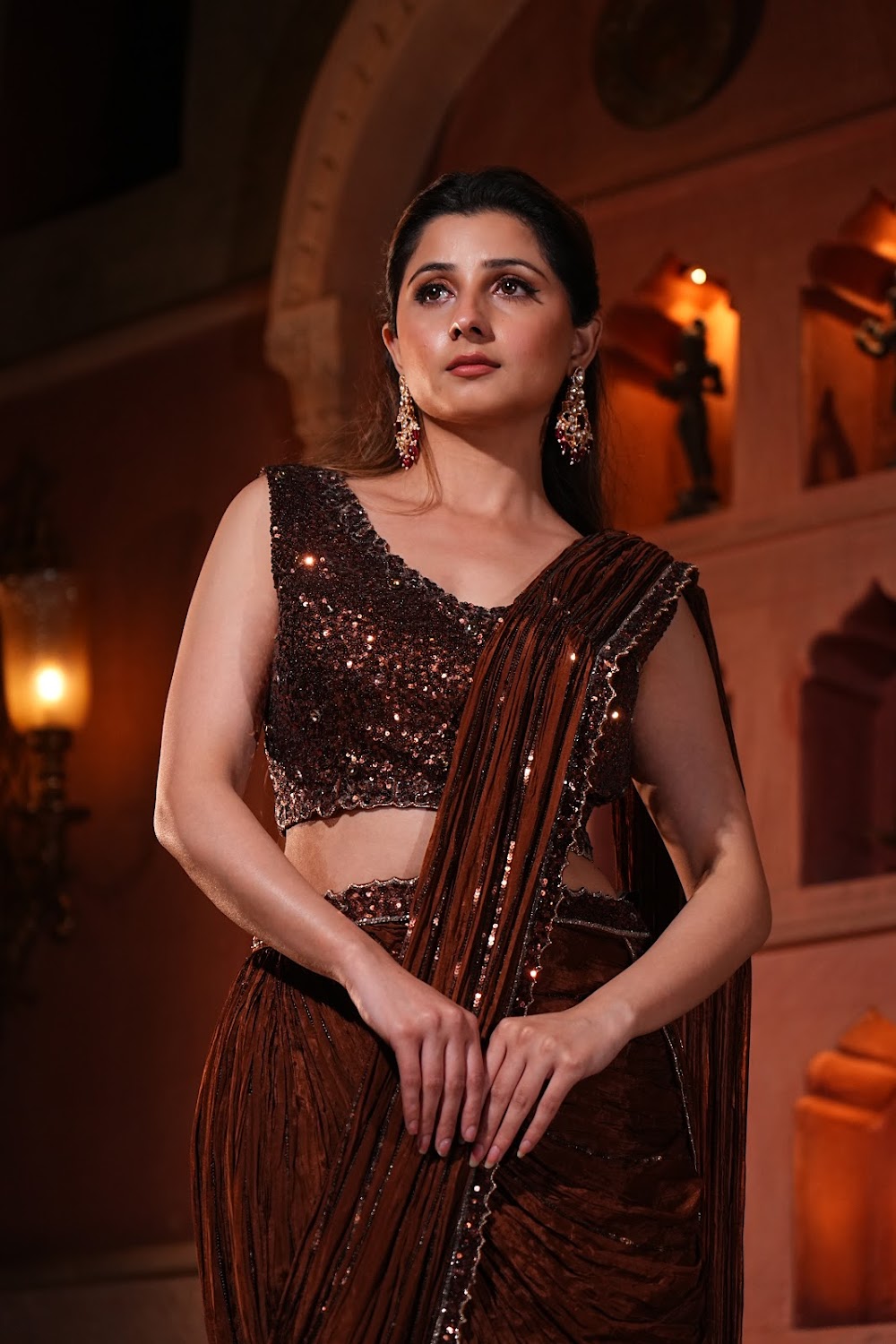 Midnight Royale Saree - View 5