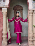 Hot Pink Suit with Wide Pant