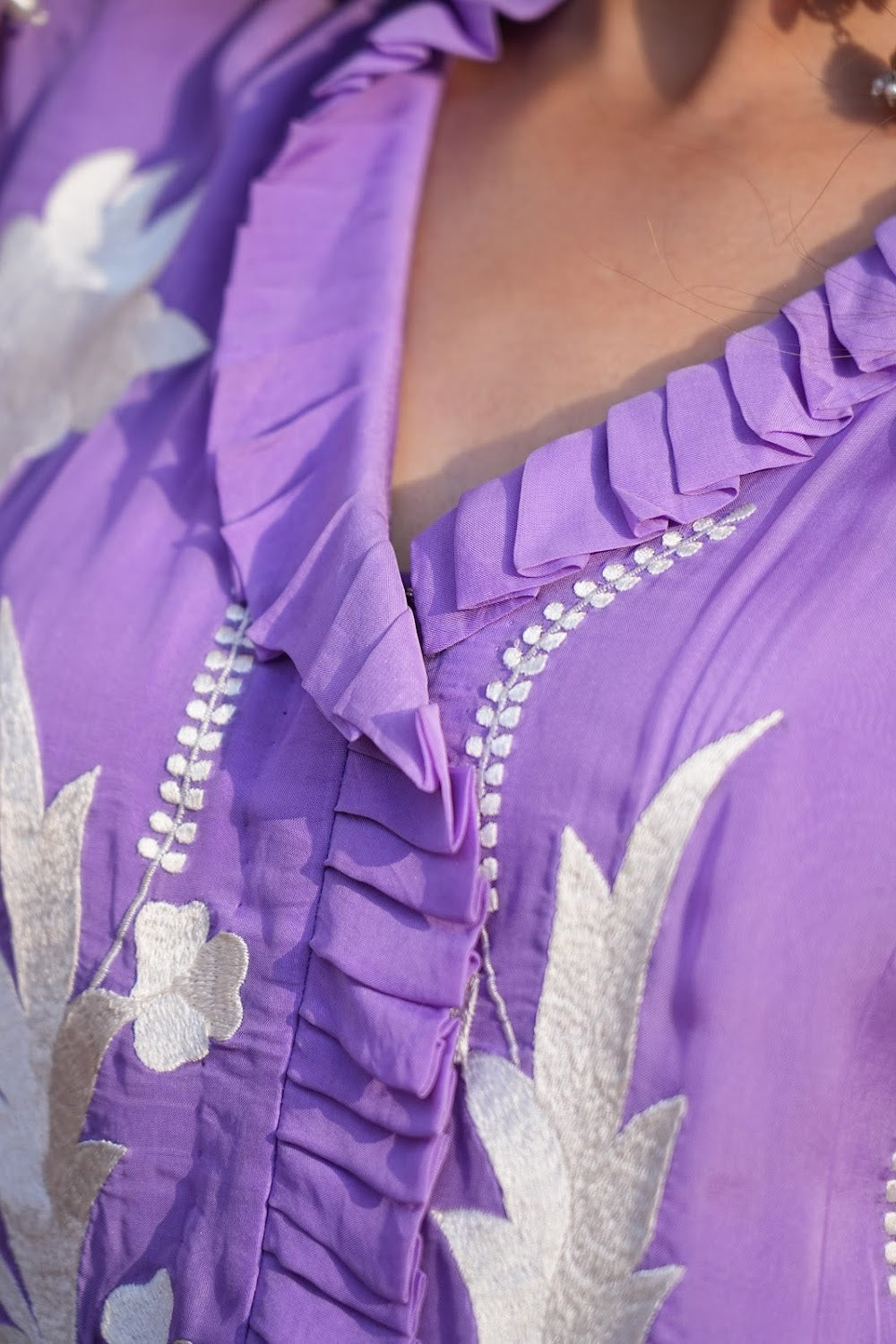 Gul-e-Lavender Co-ord Set - View 2