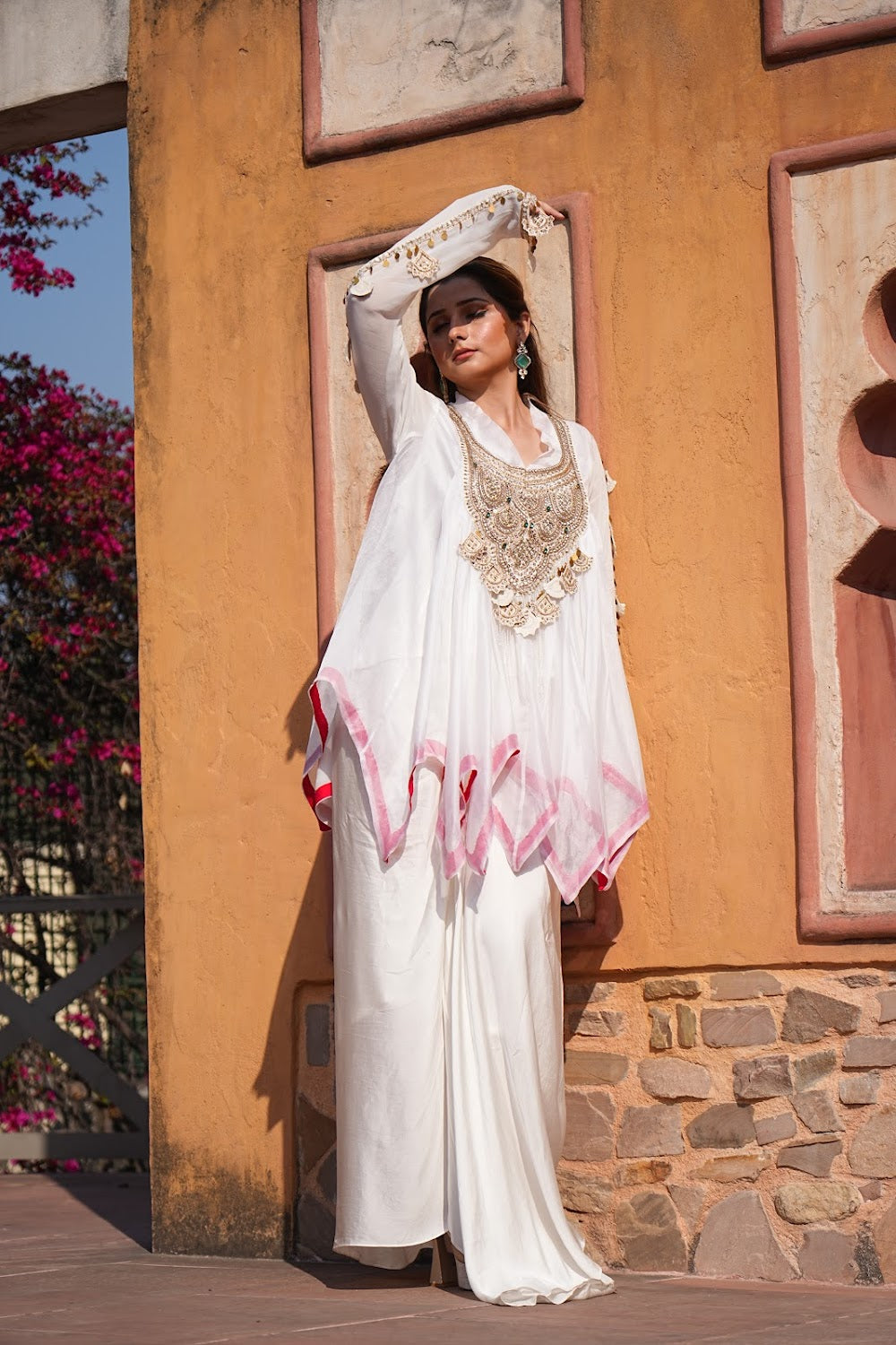 White Cape Set - View 2