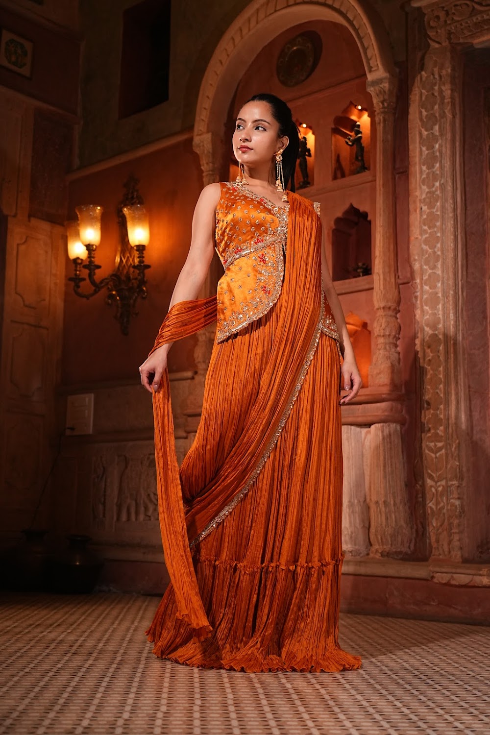 Dark Romance Saree - View 4