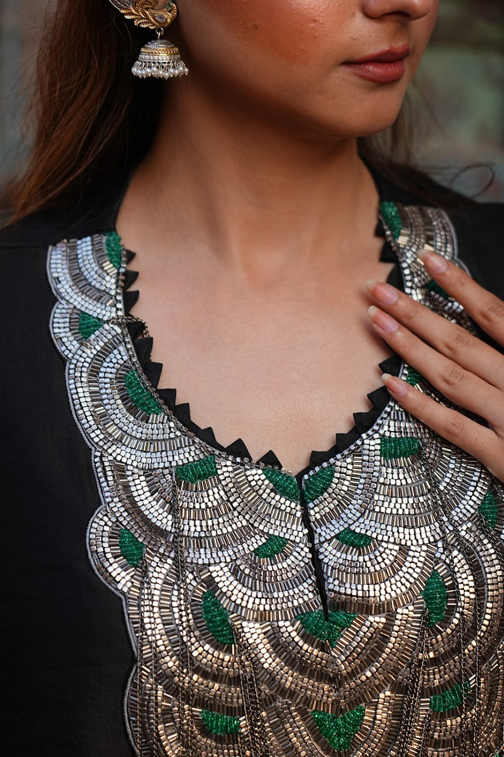 Laila Cowl Set by Bhawika Sachdeva - view 6
