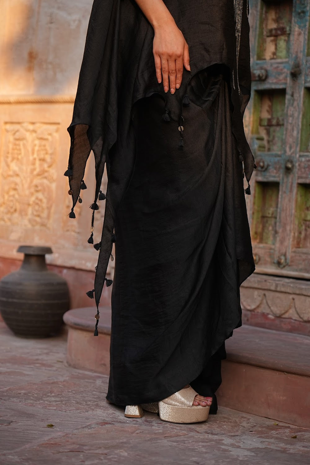 Laila Cowl Set by Bhawika Sachdeva - view 4