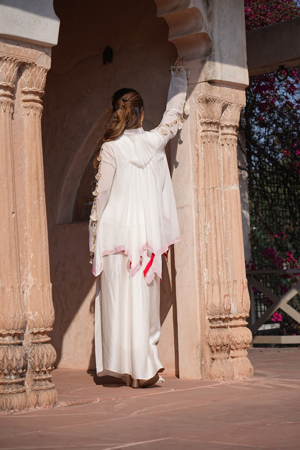 White Cape Set