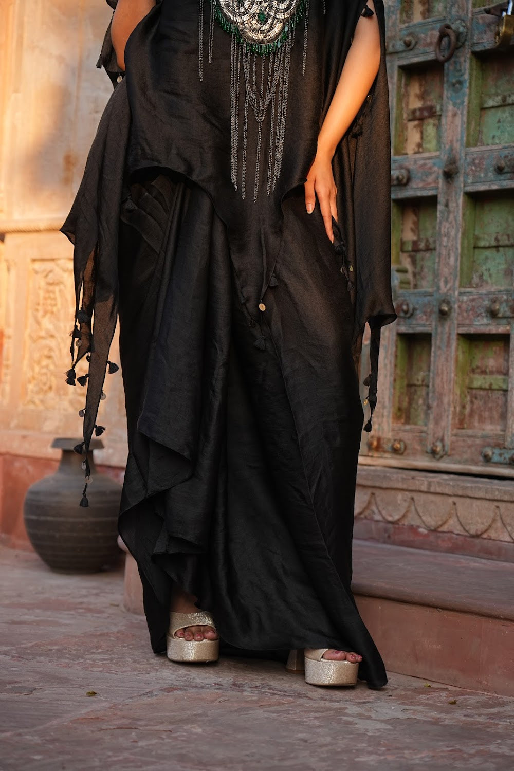 Laila Cowl Set by Bhawika Sachdeva - view 3