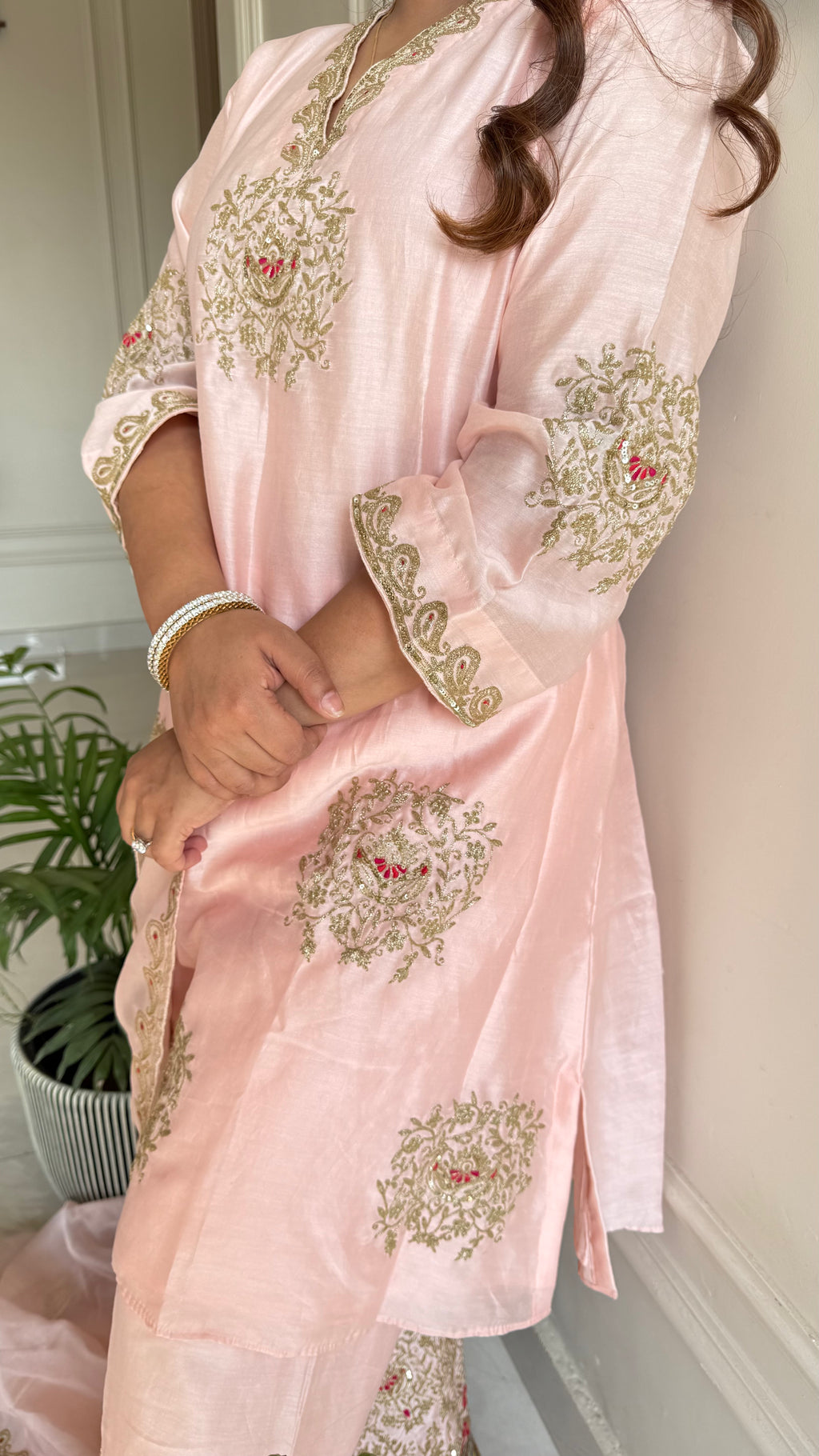 Summer Chanderi Co-ord Set