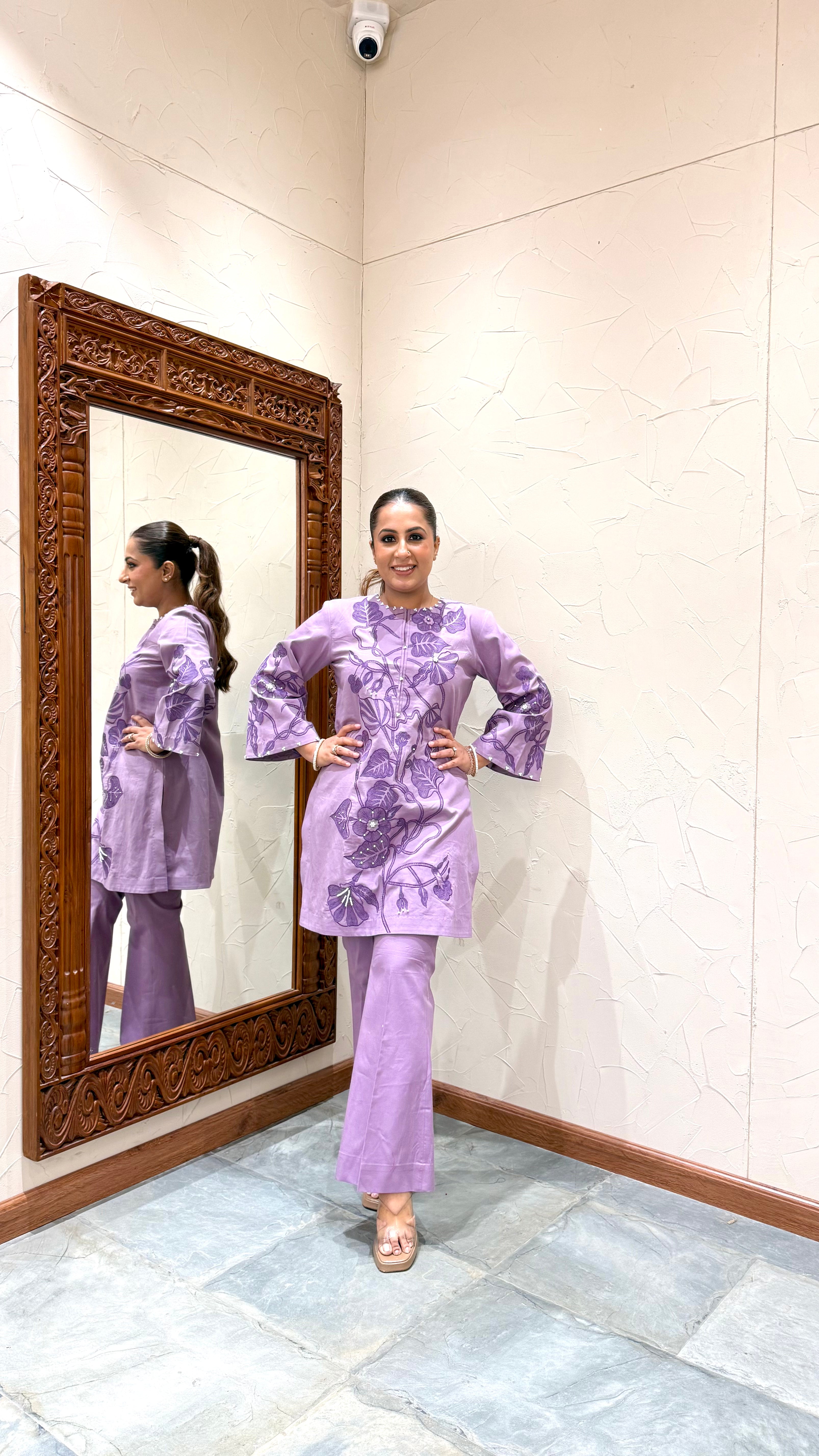 Lavender Bloom Cotton Coord