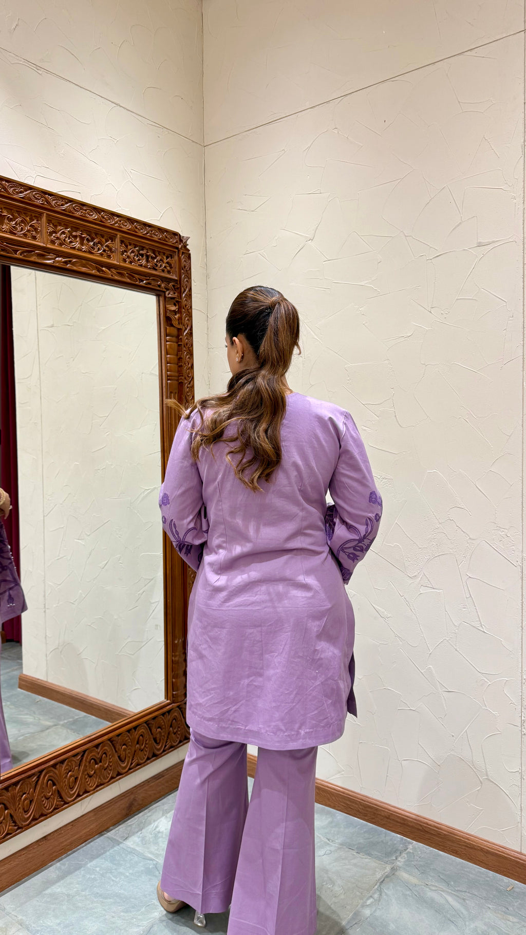 Lavender Bloom Cotton Coord