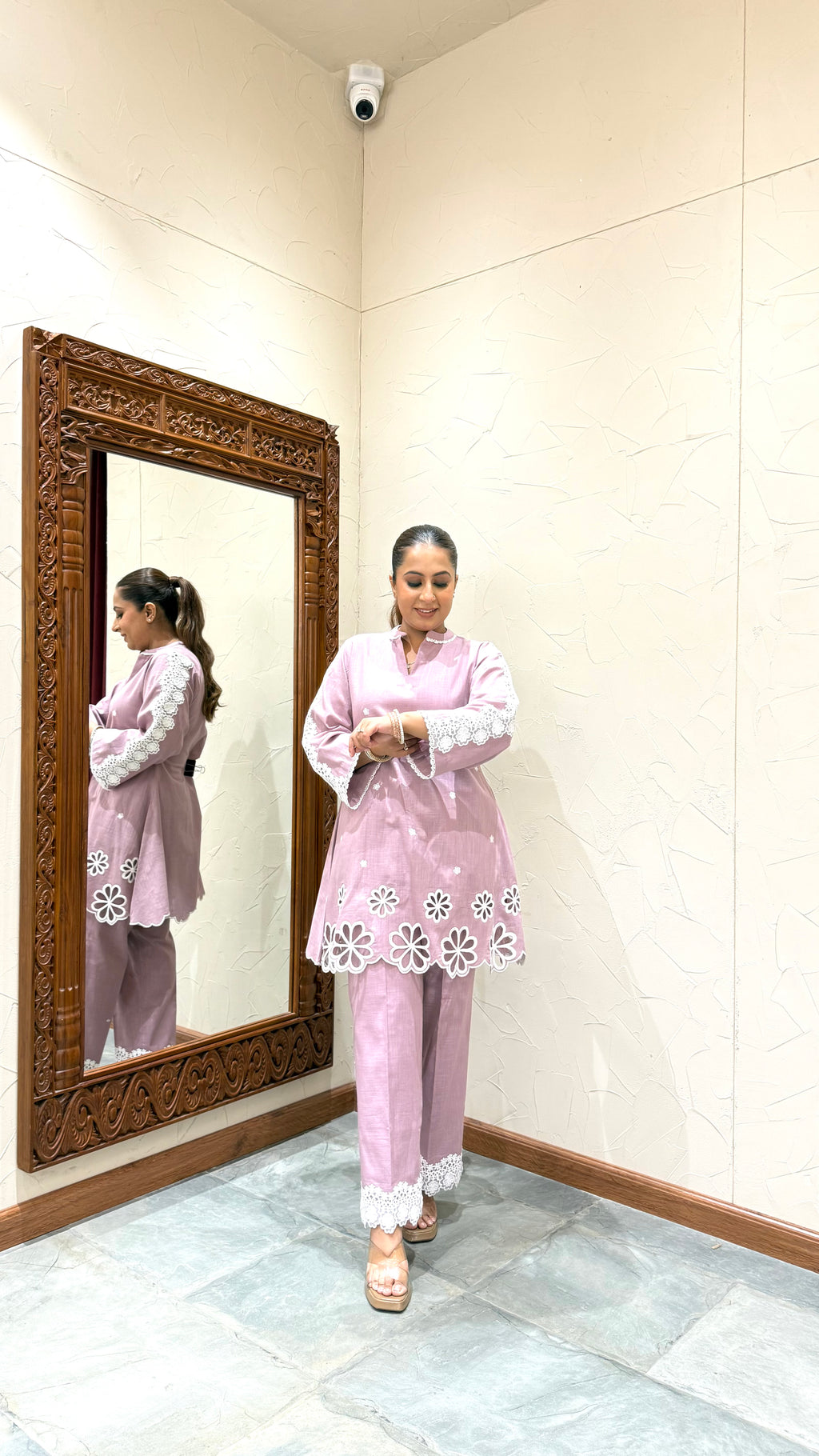 Ivory Cutwork Co-ord