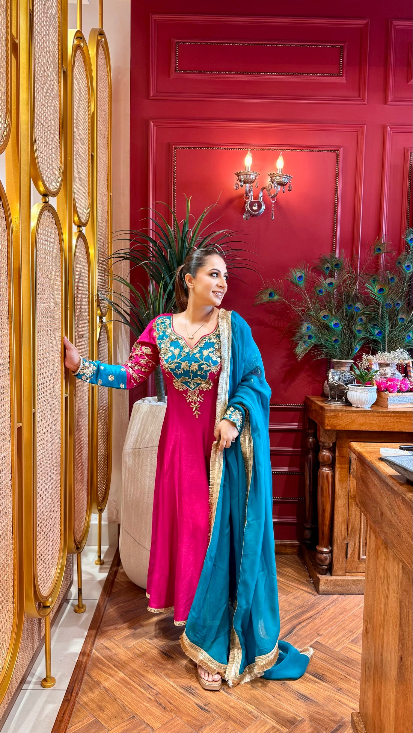 Summer Silk Anarkali