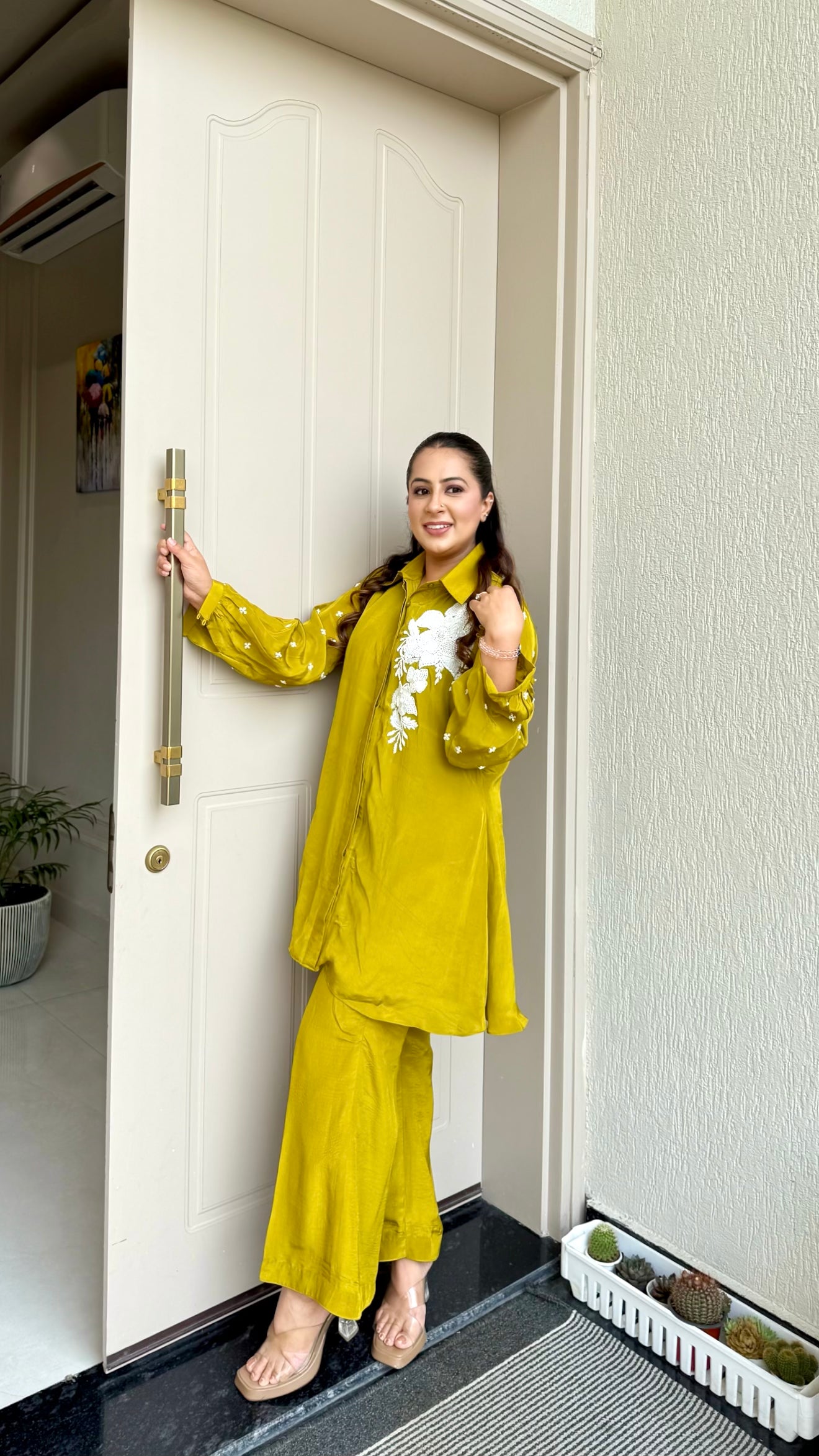 Zest Bloom Crepe Co-ord