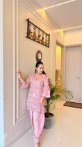 Noor Chanderi Coord Set