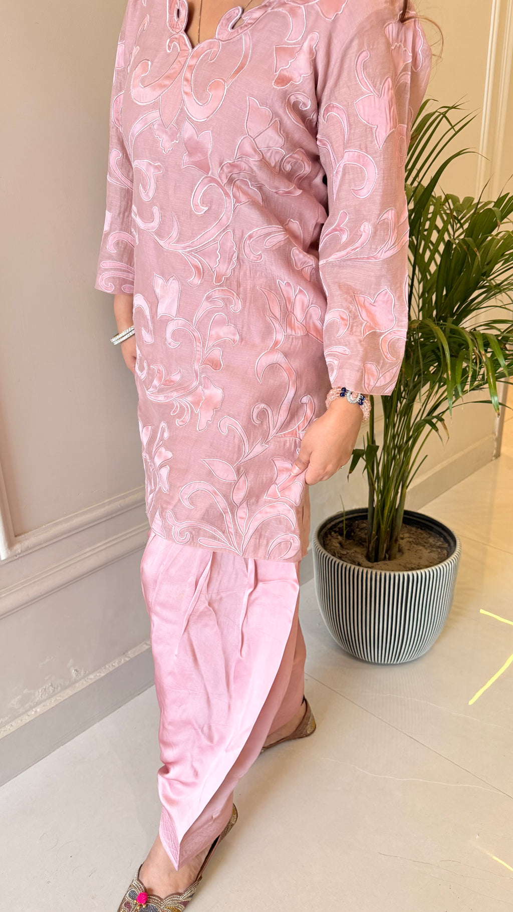 Noor Chanderi Coord Set
