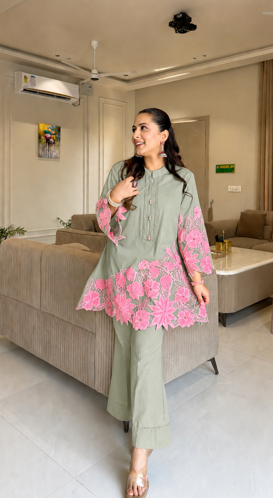 Midnight Bloom Appliqué Co-ord