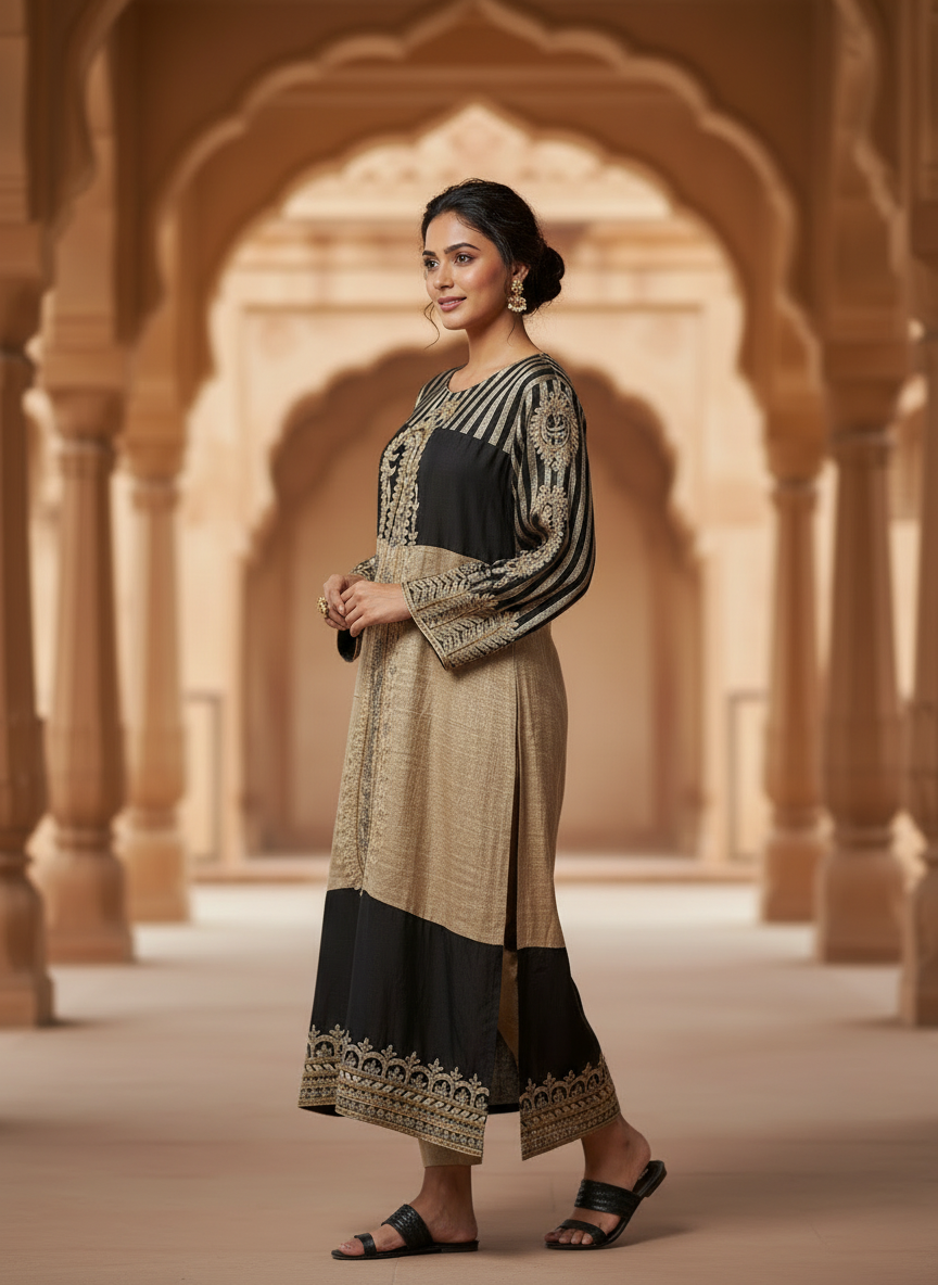 Zareen Tissue Silk Suit