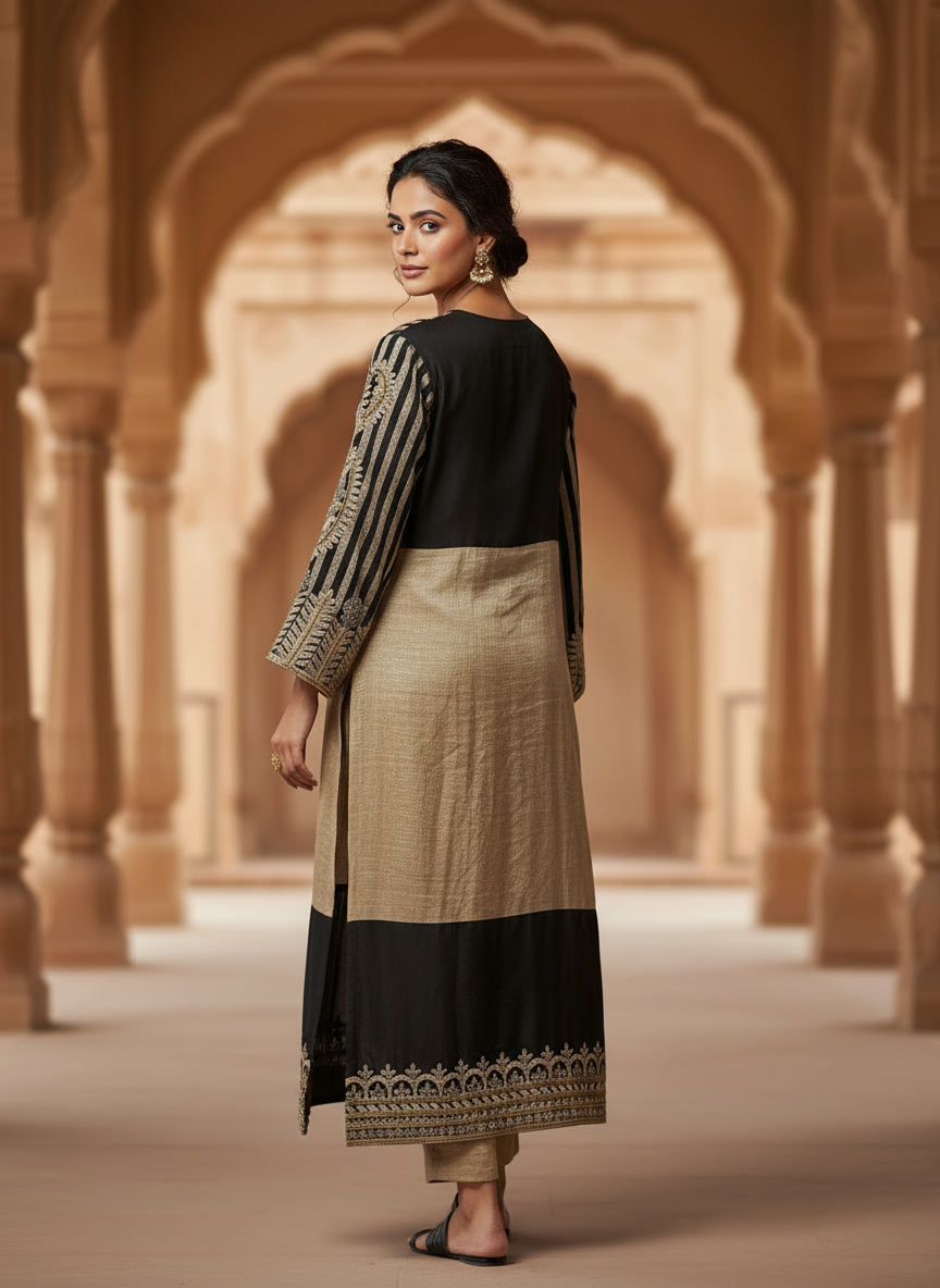 Zareen Tissue Silk Suit