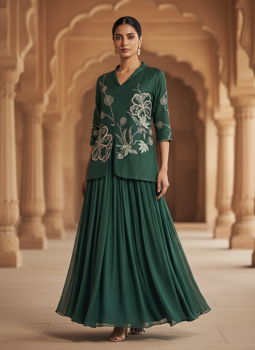 Zivah Silk Co-ord Set