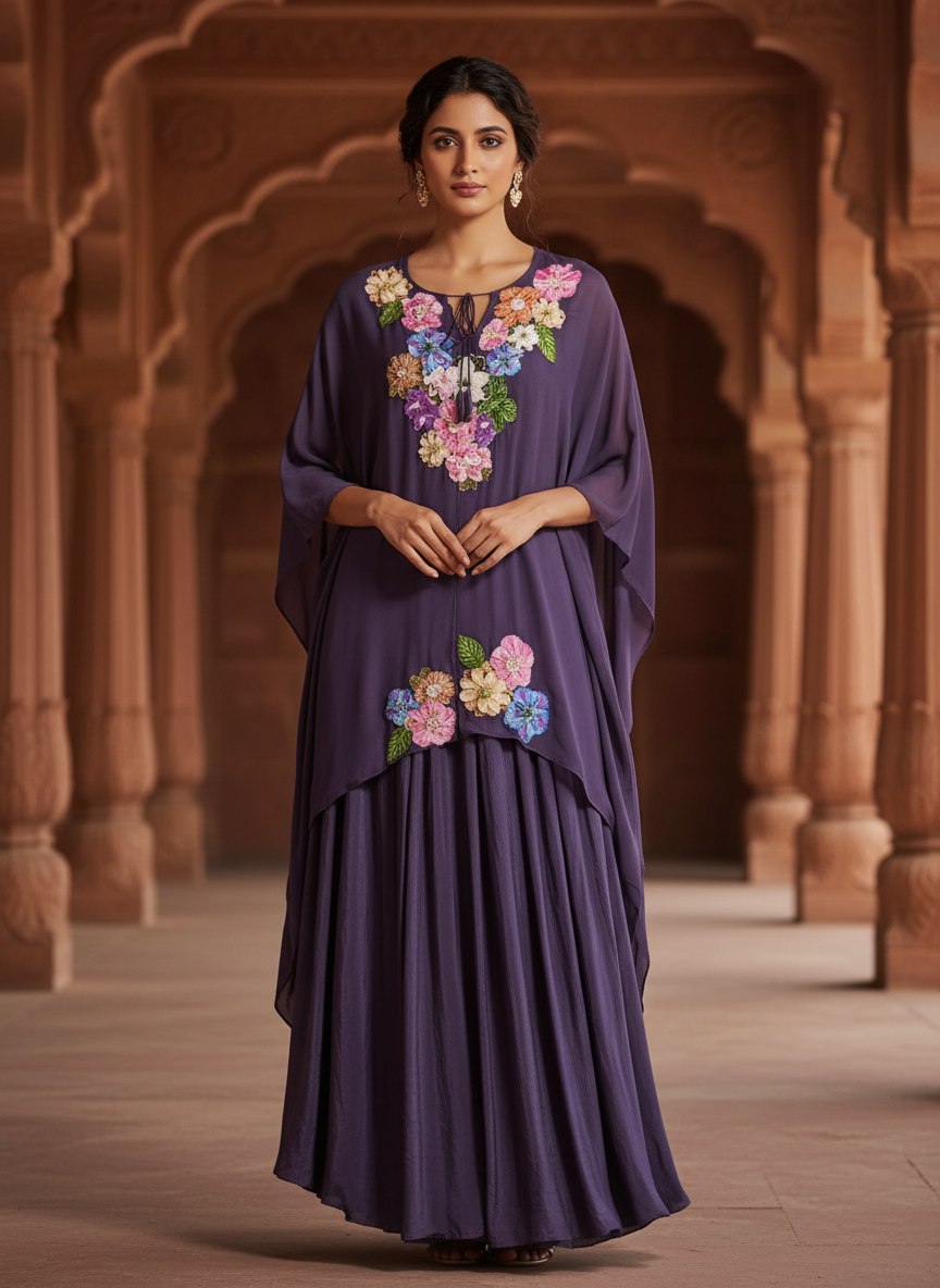 Floral Kaftan Set
