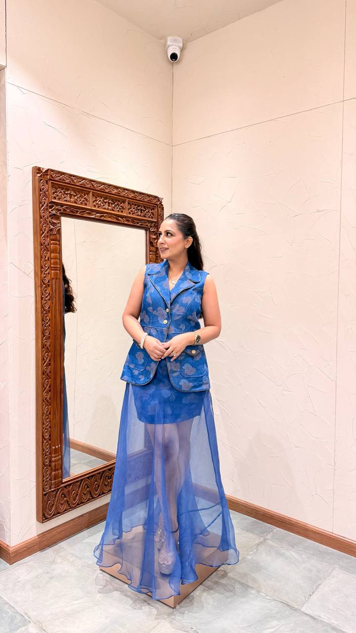 Azure Bloom Co-ord Set