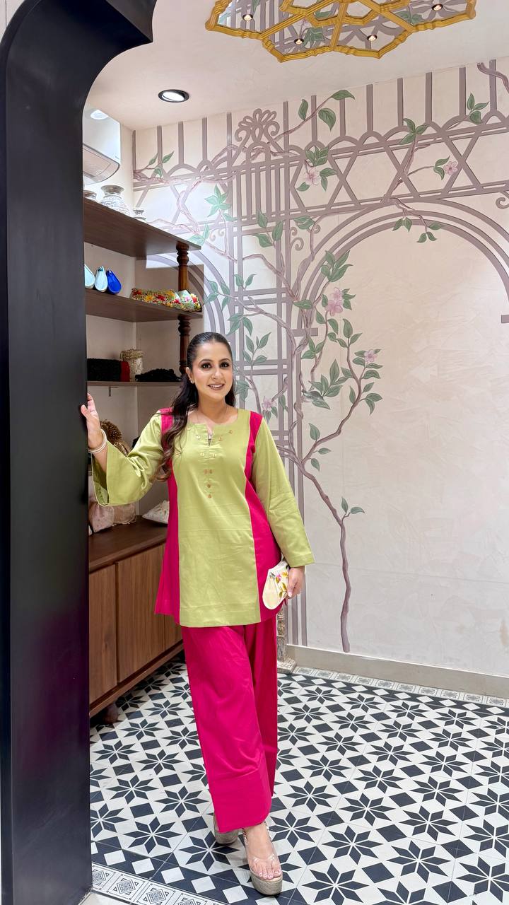 Fuchsia Bloom Co-ord Set